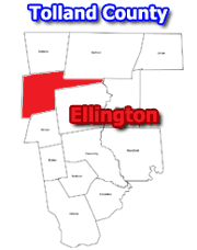 ellington ct connecticut tolland counties towns